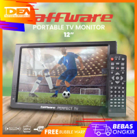 Portable TV Monitor 12 Inch DVB-T2 - D12 - Black