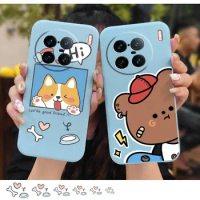 Liquid silicone shell Cartoon Phone Case For VIVO X90 ProPlus 5G/X90 Pro Plus/V2227A