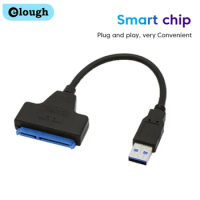 SATA To USB 3.0 Cable Up to 5 Gbps For 2.5 Inch External HDD SSD Hard Drive SATA 3 22 Pin Adapter USB 3.0 To Sata III Cord