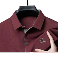 Manufacturer wholesale spring and summer men's polo shirts, men's short-sleeve high-end casual colla