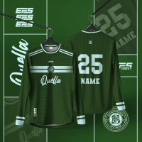 [H]Siri Retro Baju Lengan Panjang Tshirt Viral Dot Ootd Jersey 2025 Pakaian Pasukan Sukan Baharu Kus