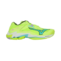 MIZUNO WAVE LIGHTNING Z8 男排球鞋-運動 美津濃 V1GA240011 螢光綠湖藍