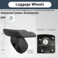 Luggage Carrying Wheel Suitcase Replacement Accessories Replacement Universal Wheel Luggage Repair Wear-resistant Pulley