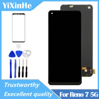6.43" AMOLED for Oppo Reno 7 5G LCD CPH2371 Screen Digitizer Replacement Repair Parts