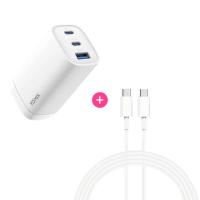 【YOMIX 優迷】C to C 65W1M線組★65W氮化鎵PD三孔充電器/筆電快充(typeC/USB/插腳折疊式/支援iPhone 16快