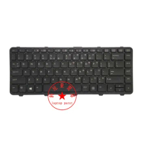 New US Intl backlit keyboard with frame for HP ProBook 640 G1 645 G1 787294-b31