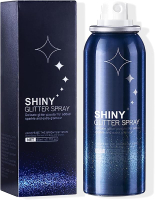 Body Glitter Spray for Hair and Body Hairspray for Clothes Long-Lasting Body Shimmer Spray Suitable