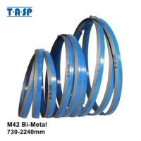 TASP 13mm M42 Bi-metal Bandsaw Blade 730 1140 1400 1425 1435 1712 2240 mm Woodworking Metal Cutting for Milwaukee Makita DeWalt