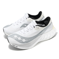 Saucony 競速跑鞋 Endorphin Pro 4 男鞋 白 灰 雙密度中底 碳板 回彈 運動鞋 索康尼 S20939201