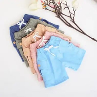 Halomam - Kenzy Short (Celana Pendek Anak/Bayi/Casual/Celana Anak/Unisex) Baby Pink,XL