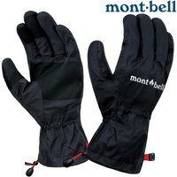 Mont-Bell DRY-TEC Rain Gloves 防水手套 1118541 BK 黑