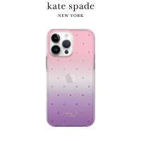 【kate spade】iPhone 14 Pro Max 精品手機殼 紫色星空