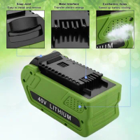 Best 40V 4500mAh Rechargeable Replacement Battery for Creabest 40V 200W GreenWorks 29462 29472 22272 G-MAX GMAX L10