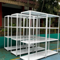 Rak besi siku murah 100x40x200 4 susun