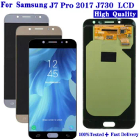 Per AMOLED Display For Samsung Galaxy J7 Pro LCD Display Touch Screen J730 J730F for Samsung J7 Pro LCD Screen Replacement
