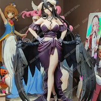 Original Taito Overlord Figure Albedo Black Dress Figures Anime Amp Action Figures PVC Model Toys for Christmas Gift