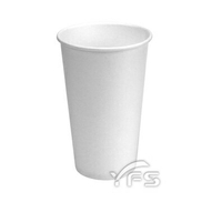 16oz飲料紙杯-薄款(白)(90口徑) (冷飲/水杯/外帶杯/果汁/汽水)【裕發興包裝】HF0035