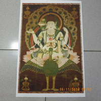 唐密：孔雀明王畫像日本國寶 尺寸35 * 53cm ***品質保證