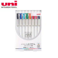 【UNI】三菱 UNI-BALL ONE鋼珠筆 8色套組 0.38