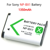 1350mAh 3.6V NP-BX1 NP BX1 Battery for Sony DSC RX1 RX100 M3 M2 RX1R GWP88 PJ240E AS15 WX350 WX300 HX300 HX400