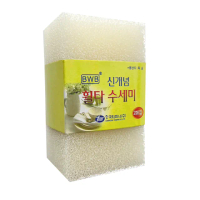 【Mr.U 優先生】韓國菜瓜布 2入6組(去污 細緻餐具 鍋具 不沾鍋 瓷器專用 科技海綿)