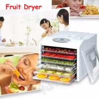 Electric Food Dehydrator with 6 Layers Steel Fruit Vegetable Drying Machine 220V Pet Food Dehydrator