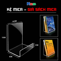 Kệ Mica để sách, Giá trưng bày sách abum ảnh - Chất liệu Mica dày 3mm Trong suốt 2 mặt - Mica66