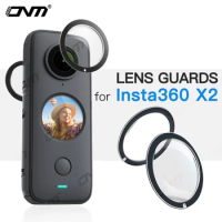 Lens Guards for Insta360 One X2 Accessoroy Lens Protector Cover for Insta360 X2 Anti-Scratch Ultra HD Sticky Protective Guard