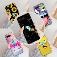 For ASUS ROG PHONE 3 ZS661KS ROG Phone3 Strix I003DD I003D 6.59" Case Lovely Butterfly Painted Shockproof Silicone Soft Cover