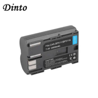 Dinto 1pc 2000mAh BP-511A BP511 BP-512 Digital Battery Li-ion Camera Batteries for Canon 20D 300D 30D 5D D30 D60 G1 G2 G3 G5