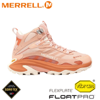 【MERRELL 美國 女 Moab Speed 2 Mid GTX輕量戶外高筒靴《杏桃色》】 ML037832/越野鞋/戶外鞋