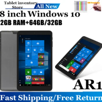8 INCH AR2 Windows 10 Tablet PC 4GB RAM 64GB ROM 1280 x 800 IPS Screen Quad Core Dual Cameras build in 4000mAh Li-Poly Battery