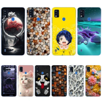 S4 colorful song Soft Silicone Tpu Cover phone Case for ZTE Blade a31/a51/Axon 30