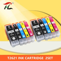 5pk   Cartridge T2621  compatible for Epson XP510 XP520 XP600 XP605 XP615 XP620 XP625 XP710 XP720 XP