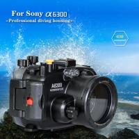 Seafrogs Plastic Waterproof 40 Meters/130Ft Camera Case For Sony A6300 Underwater Photography Housing ( 16-50 mm )