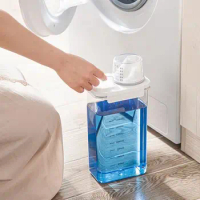 Airtight Detergent Dispenser Multi-Purpose Washing Powder Dispenser Washing, Laundry Dispenser Containers with Room Accessories