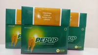 PEPUP Double Peptide Minuman Nutrisi Harian | Tripang Peptide + Walnut Peptide | 15 pcs