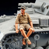 1/35 Scale Unpainted Resin Figure Dak Panzer GK figure