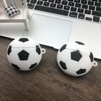 Soft Silicone Case For Apple Airpods 2 3 Pro Cover Cute Sports Football Protective Cases For Apple Air Pods Earphone Shakeproof