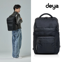 【deya】lnfinity Econyl 商務機能後背包 黑色︱電腦包 後背包 男後背包