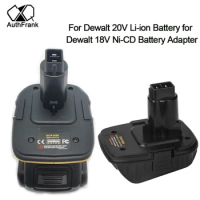 DCA1820 Adapter for Dewalt 18V Tools Convert for Dewalt 20V Lithium Battery for Dewalt 18V DC9096 DE9098 DE9096