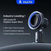 JisuLife Table Fan Pro 3 Air Purification 100 Levels Adjustable Led Display Timeable Household Offic