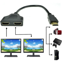 Cổng HDMI Mới 1080P nam sang 2 nữ 1 trong 2 Bộ chuyển đổi Bộ chuyển đổi
