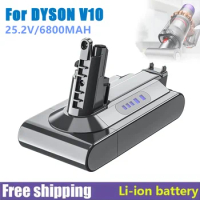Dyson-Batería de repuesto SV12, 6800mAh, 100Wh, para Dyson V10, batería de ciclón Absolute Fluffy, SV12