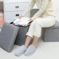 小戶型宿舍簡約家用收納沙發凳多功能布藝儲物箱神器換穿鞋凳墩子