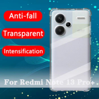 Shockproof Clear Soft Phone Case 5G Suitable For Xiaomi Redmi Note 13 Pro plus case 5g Transparent Back Cover 13 pro+ cases