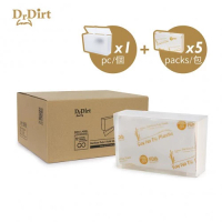 OTHER - Dr.Dirt 簡約迷你超薄廚房浴室免打孔抹手紙巾箱連5包食品級竹漿抹手紙廚房紙 pc