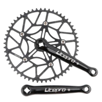 Litepro Folding Bike Crankset 130BCD 170Mm Crank Arm With 58T Chainring For Single Speed Bicycle