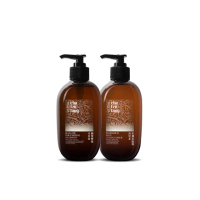 【茶籽堂】蓬鬆煥髮洗護組(錦葵洗髮露330mL＋金盞花護髮素330mL/扁塌細軟髮必備/染燙受損)