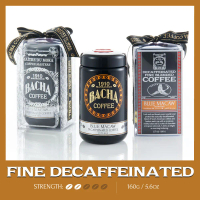 Bacha Coffee | Blue Macaw Fine Blended Decaffeinated Coffee Collection, 100% Arabica Ground Beans, M